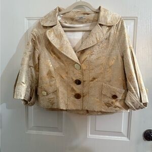 Cache Gold Brocade Jacket